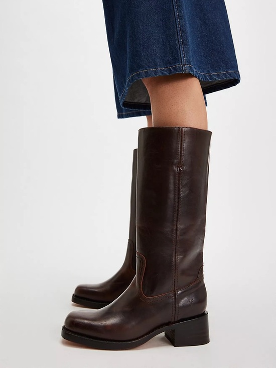 Frye Shoes - Frye Campus 14L Boots bourbon